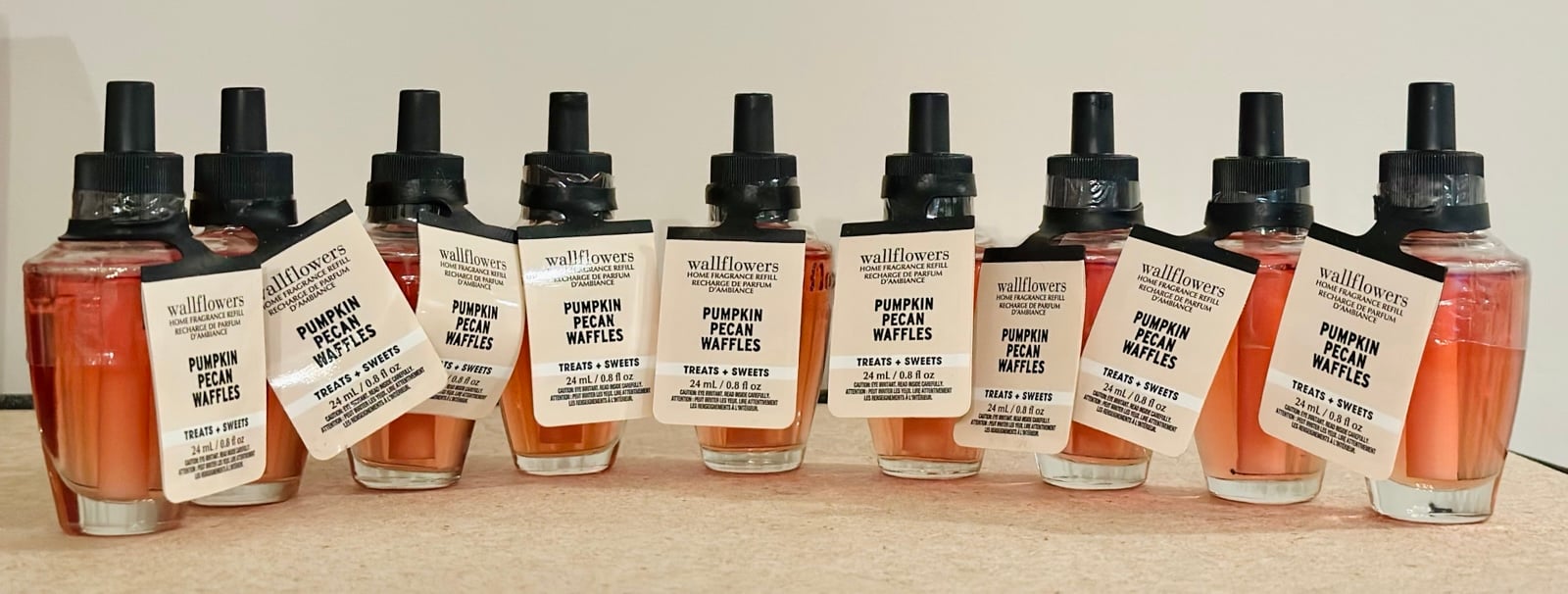Bath and Body Works 9 Pumpkin pecan waffles Wallflower refills