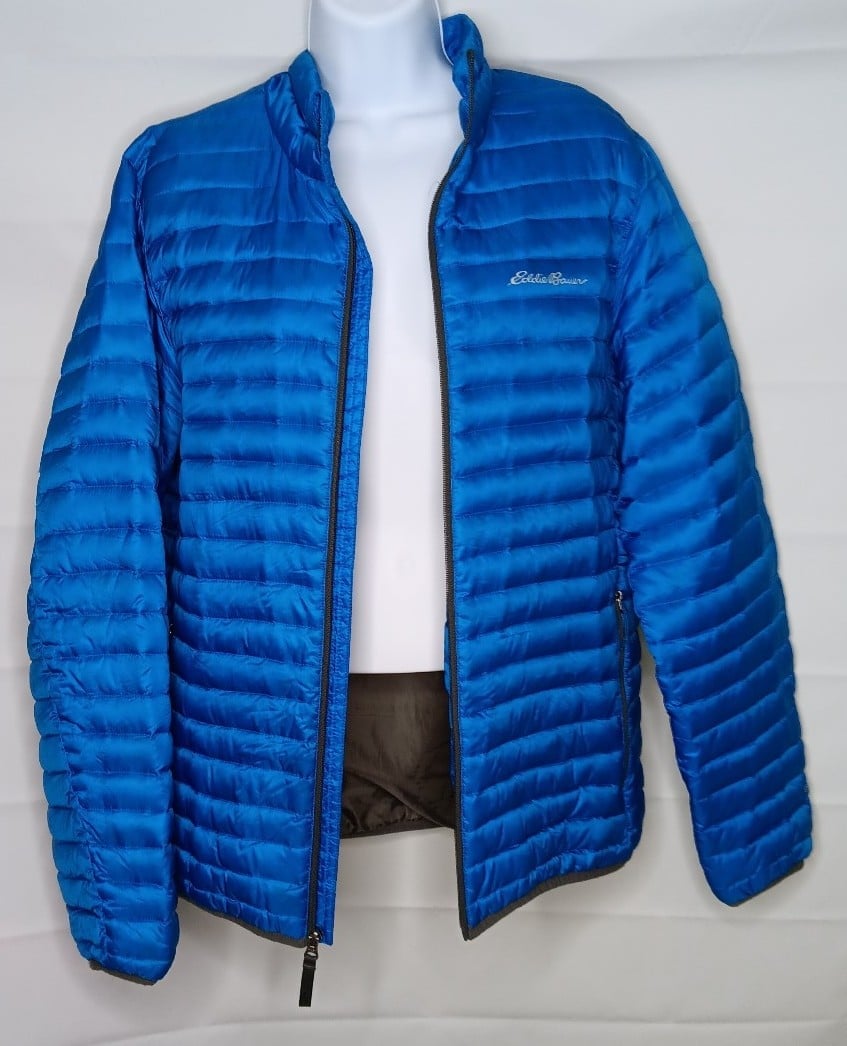 Eddie Bauer Packable Coat Men Med 700 Down Puffer Coat