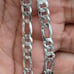 925 sterling silver figaro chain 24 inches