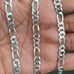 925 sterling silver figaro chain 24 inches
