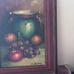 still-life oil painting of fruit, likely by W. Edward Reynolds. Small