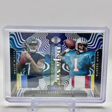 2022 Illusions Malik Willis/Warren Moon Good Deja Vu SICK Dual Patches 18/25