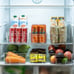 6 Pack Stackable Refrigerator Organizer Bins Clear Storage Bins for Organizing