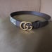 Gucci GG Buckle Leather Belt