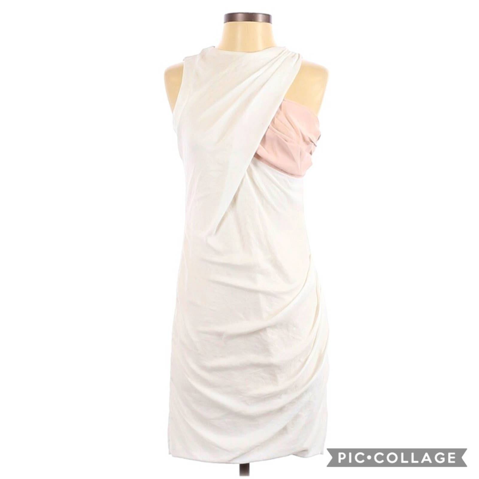 Yigal Azrouel Silk Draped Sexy Dress
