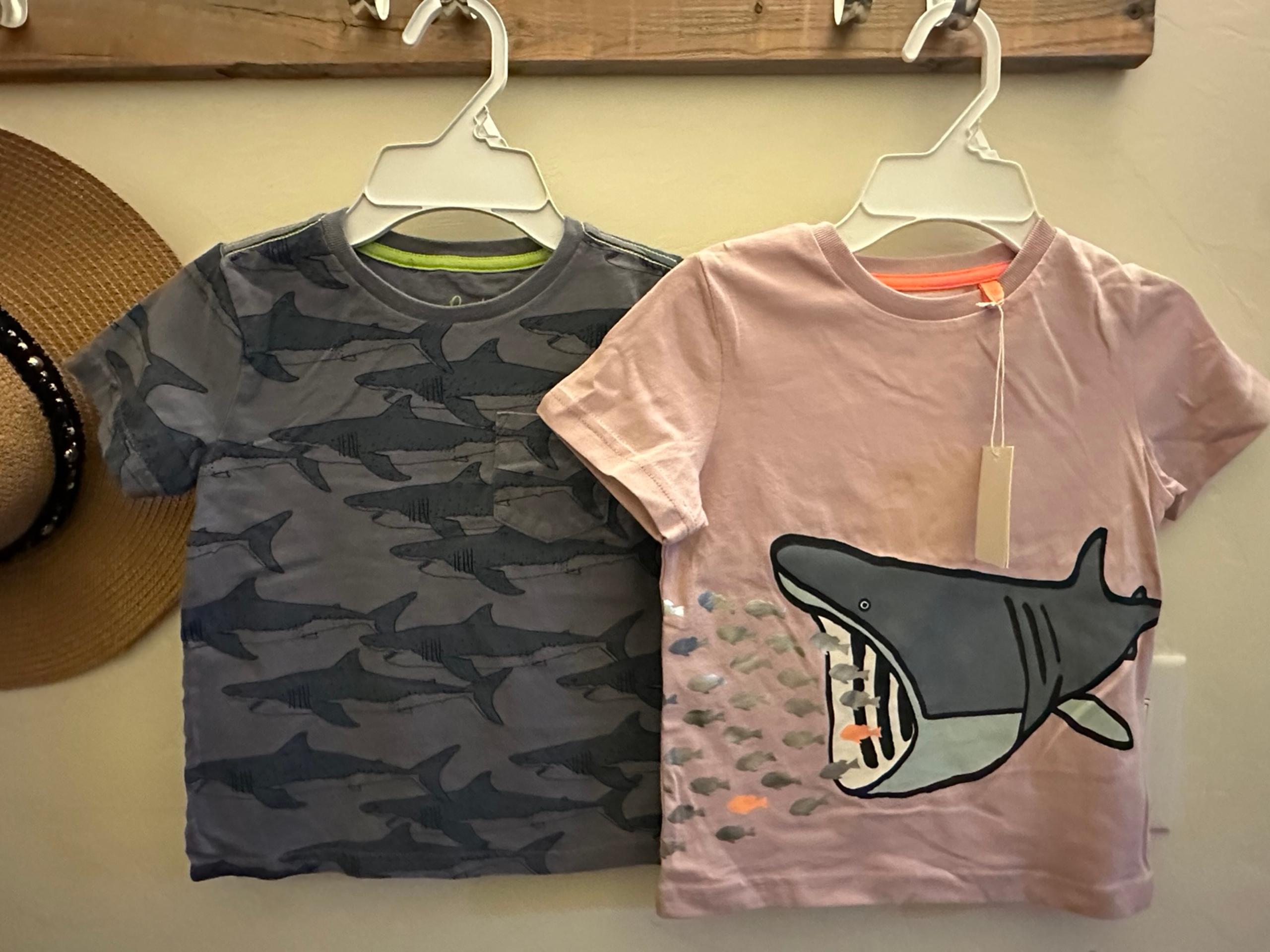 Two Mini Biden Boys Cotton T-shirts size 4-5y