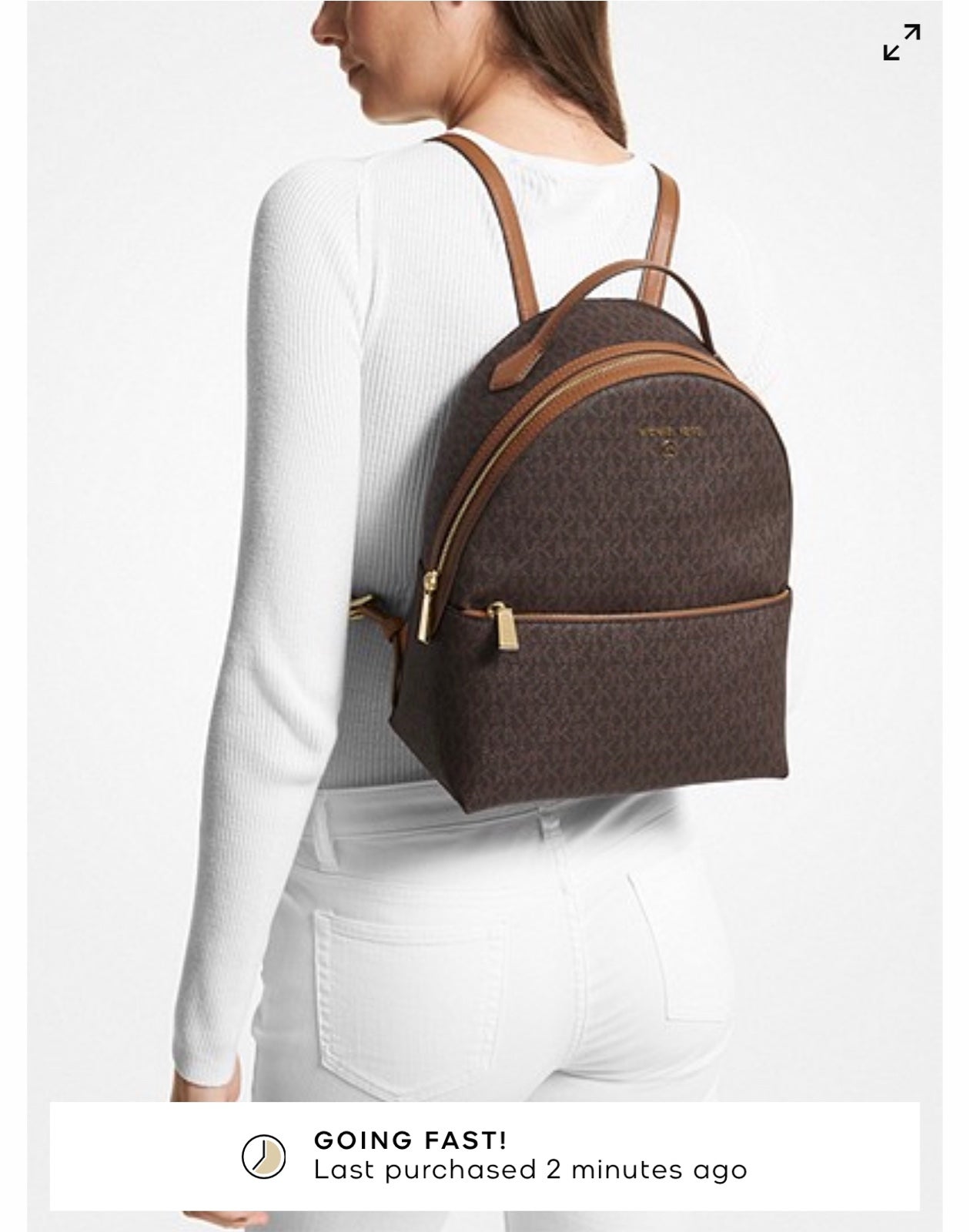 NWT Michael kors backpack