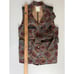 Anthropologie Elevenses Geo Safari Vest Geometric Linen Blend Women's S