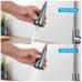 kitchen sink faucet w/ pull-out sprayer