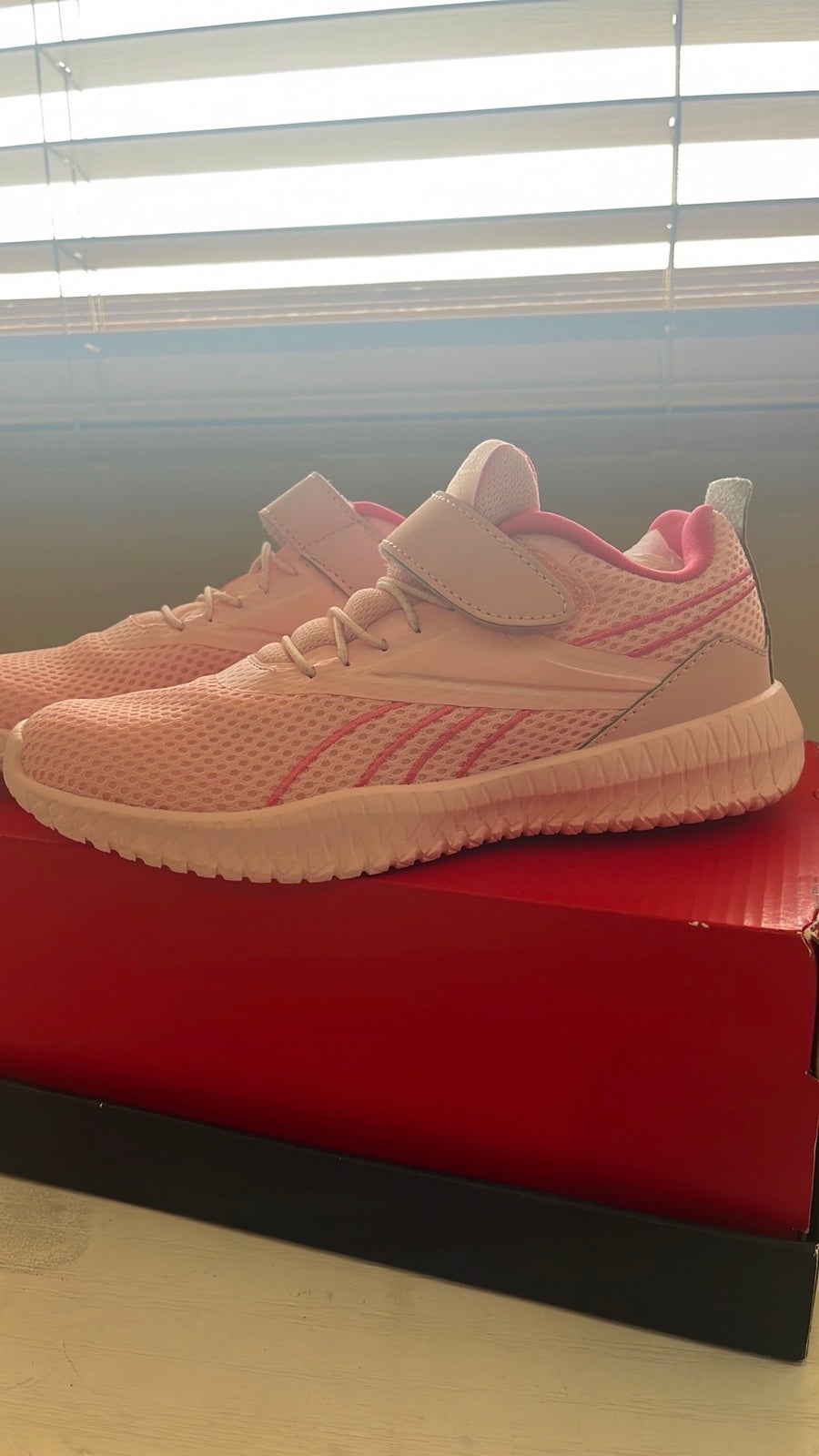 Reebok Flexagon Energy Little Girls Training Shoes - Pink, Size 1