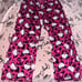 Hello Kitty Pink Cheetah Print Pj Pants