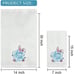 Easter Hand Towels Set of 2-Embroidered Easter Decorations for Home-100% Cotton