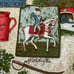 Americana Primitive George Washington Curtains 44x63 Red Blue Horse Fish Set 2