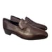 Vintage Stanley Blacker 7.5 Brown Loafer Made In Italy Wingtip Oxford