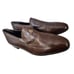 Vintage Stanley Blacker 7.5 Brown Loafer Made In Italy Wingtip Oxford