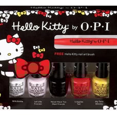 10 Packs- OPI HELLO KITTY Mini Nail Polish Set