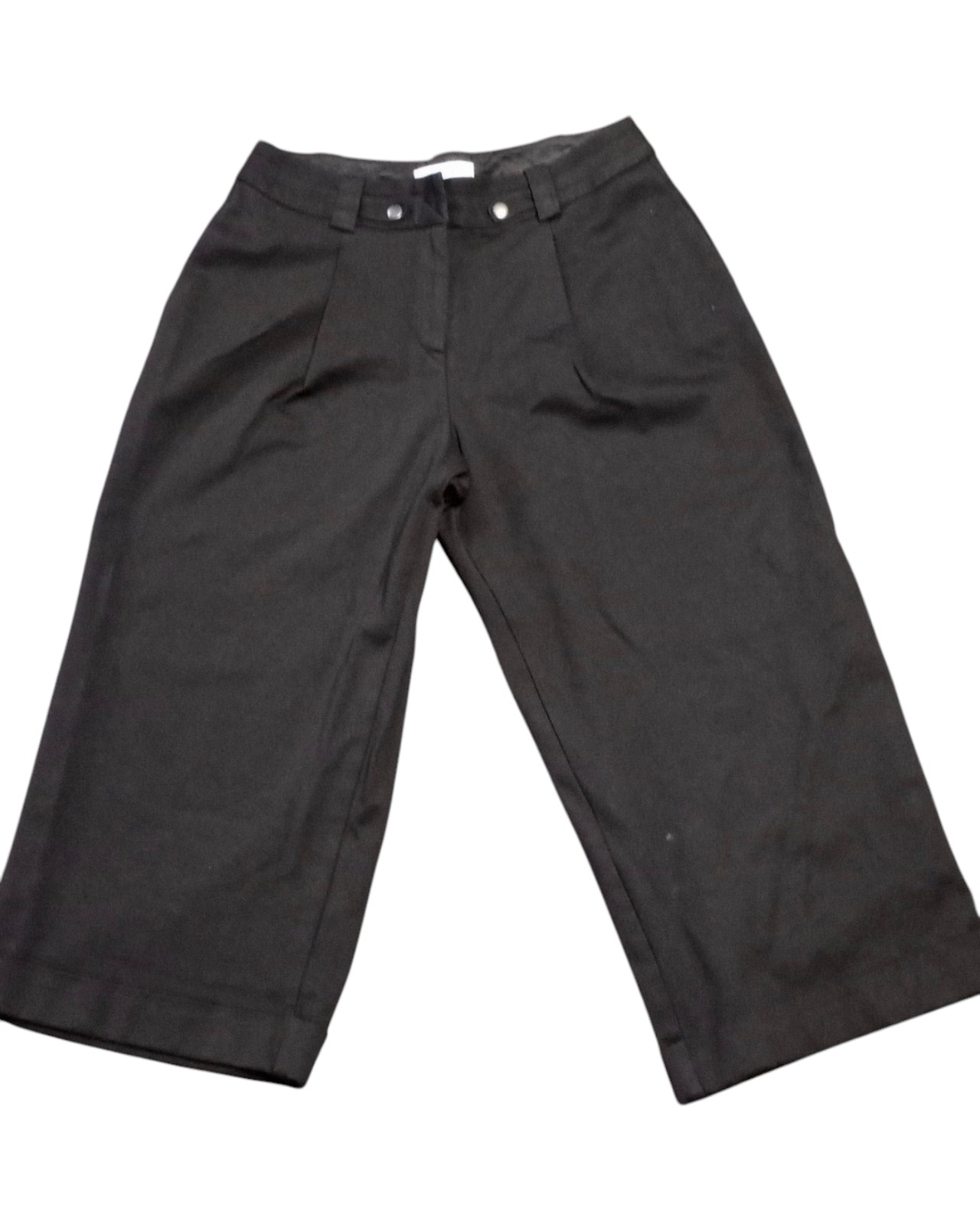 Elliott Lauren Wide-Leg Cropped Black Dress Pants Women Size 10