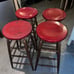 Vintage wooden handmade bar Stools