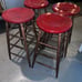 Vintage wooden handmade bar Stools