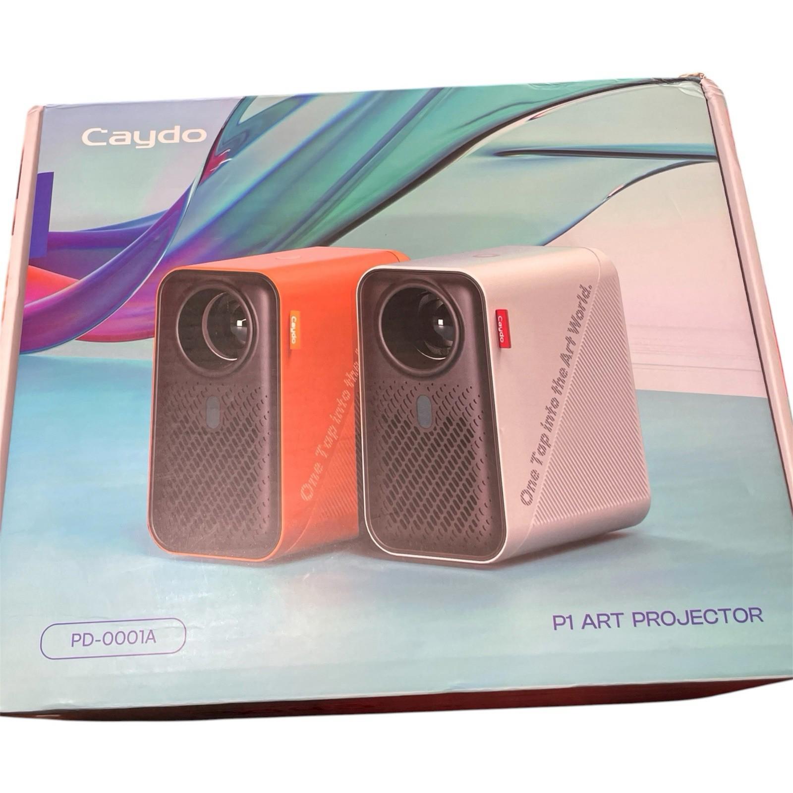 Caydo P1 Art Projector Portable LED Drawing Projector 4K Support P004W Orange