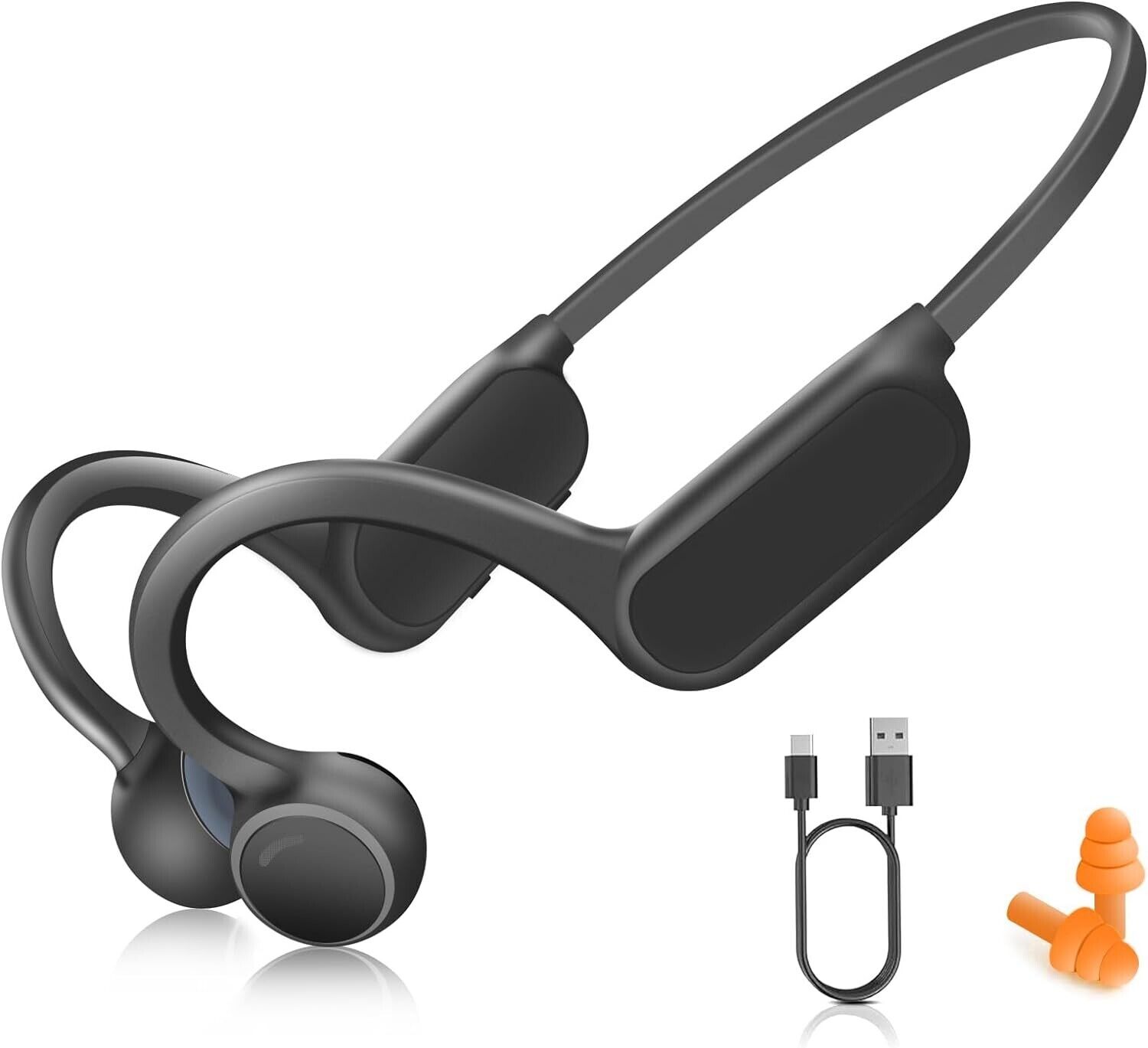 Open Ear Sports Wireless Headphone with Built-in Mic,Up to 8 Hours Playtime