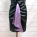 Milly Ruffle Contrast Evening Satin Silk Cocktail Dress