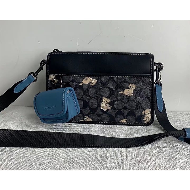 Heritage Convertible Crossbody In Signature Canvas With Creature Print