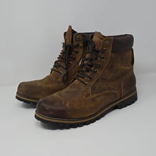 Timberland Men’s Rugged 6’ Waterproof Brown Leather Boots, Size 10.5 M