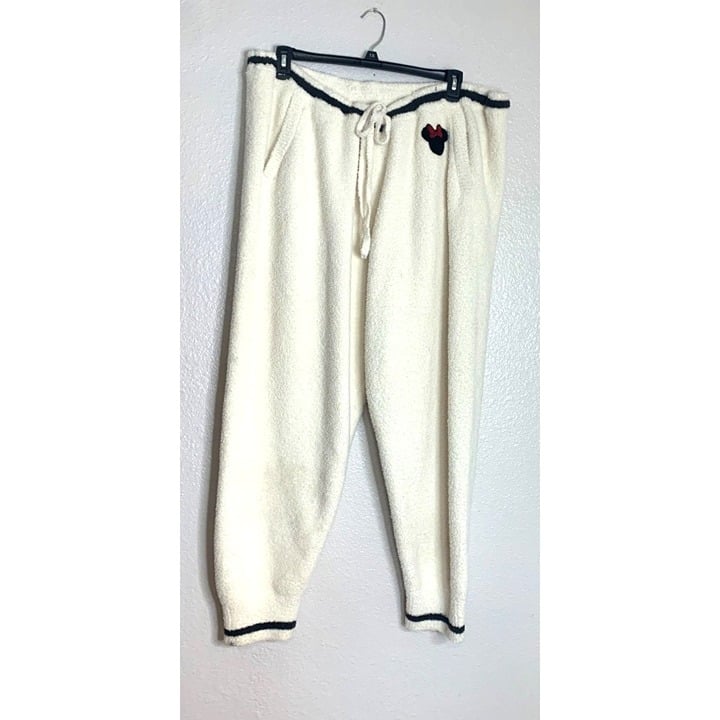 Disney Barefoot Dreams Womens Size 3x Jogger Lounge Pants Cozy Chic Minnie Mouse