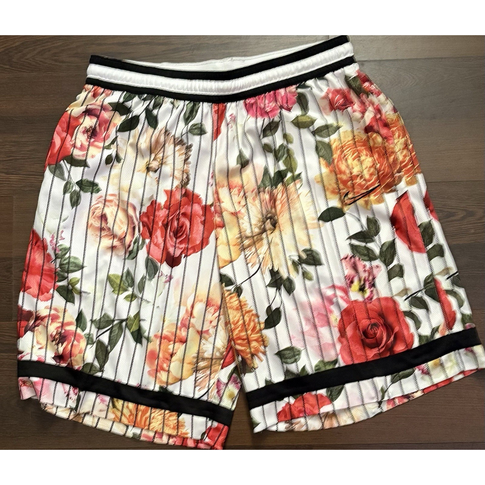 Men's Nike Dri-Fit Victory Floral Print 10 Basketball Shorts Mens Sz XL CK6595
