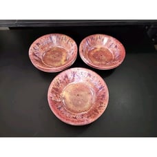 Certified International Radiance Pasta Bowls Red Melamine (8) By David Sanchez