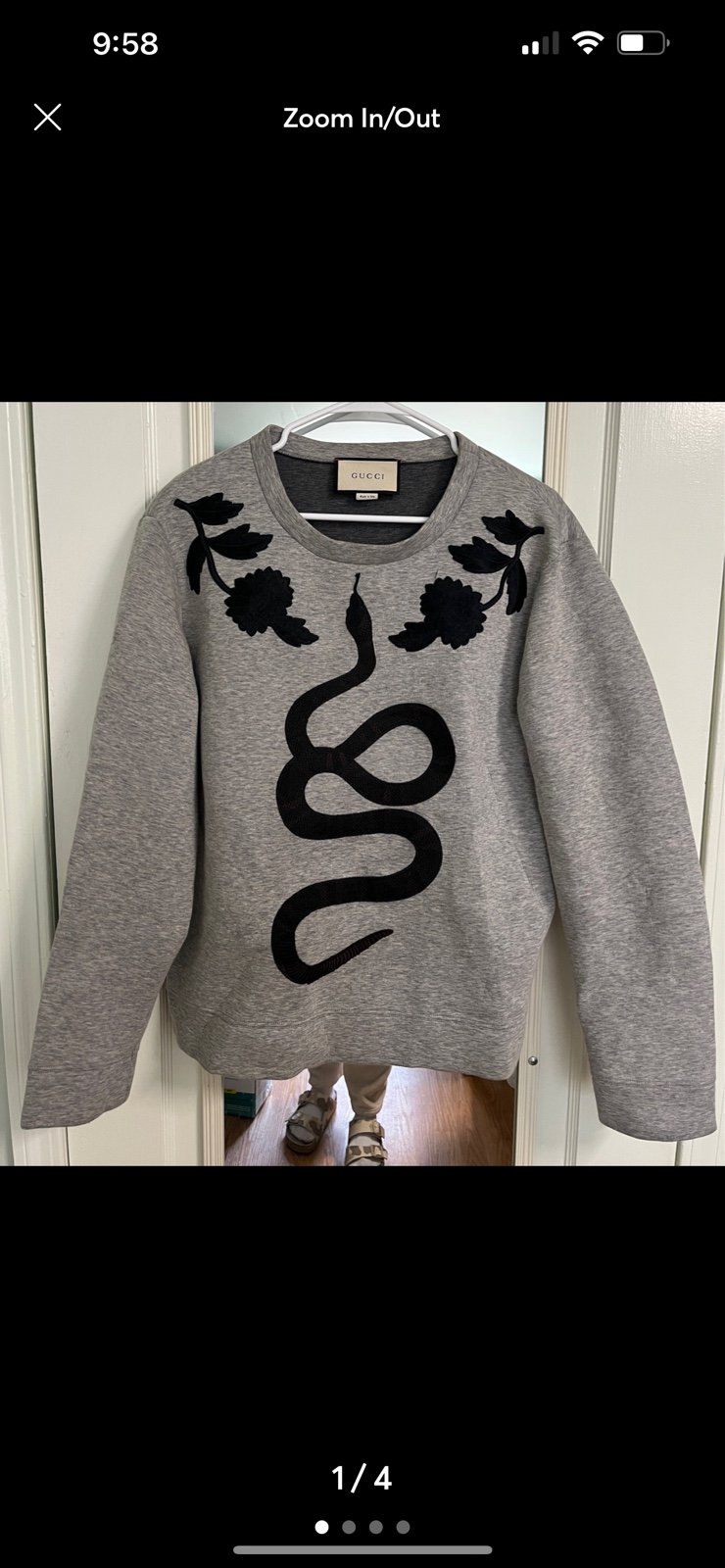 Gucci sweatshirt Sz M