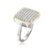 ROSS SIMONS 1 Ct. CZ Smooth Top Ring in 14K & 925 Sterling Silver Sz 9