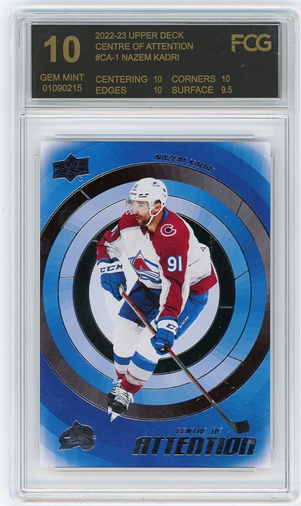 Nazem Kadri 2022-23 Upper Deck Centre of Attention #CA-1 FCG 10