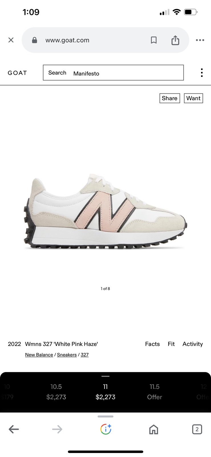 WMNS) New Balance 327 'White Pink Haze' WS327LR
