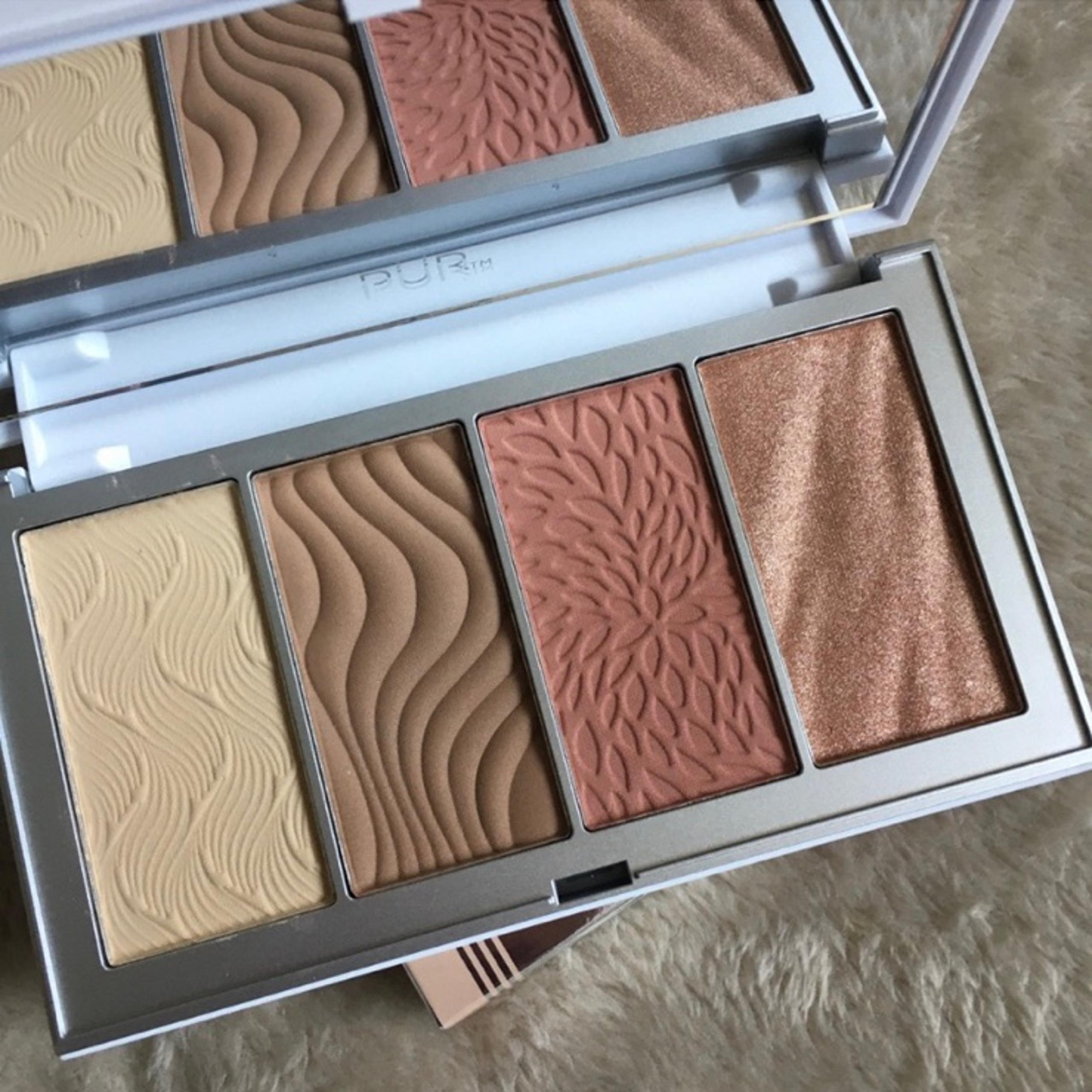 PUR 4 in 1 Perfecting Face Palette Bronzer Blush Setting Powder BNIB
