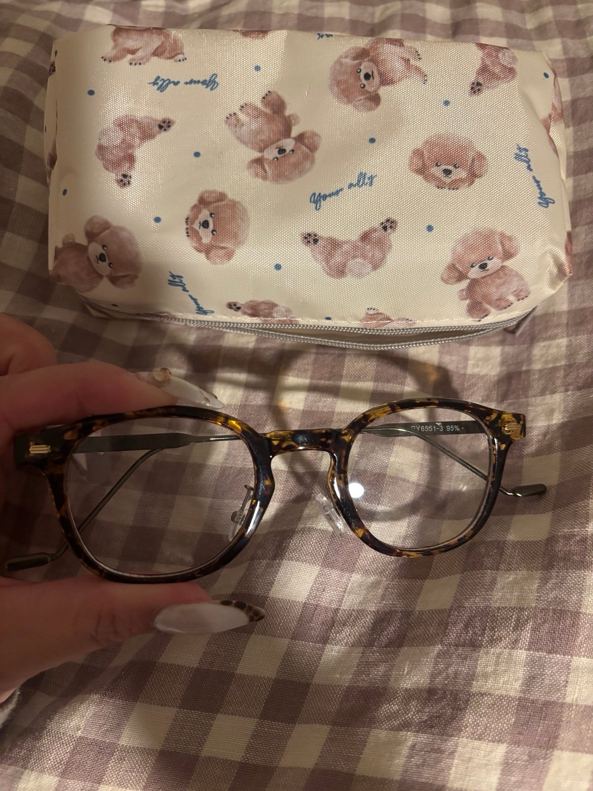 Tokyo Tortoise Square Eyeglasses Frame