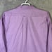 Roundtree & Yorke Gold Label Purple Dress Shirt Non-Iron Cotton Twill 20 M1194