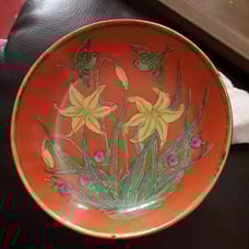 3 Japanese small bowl incased in pewter