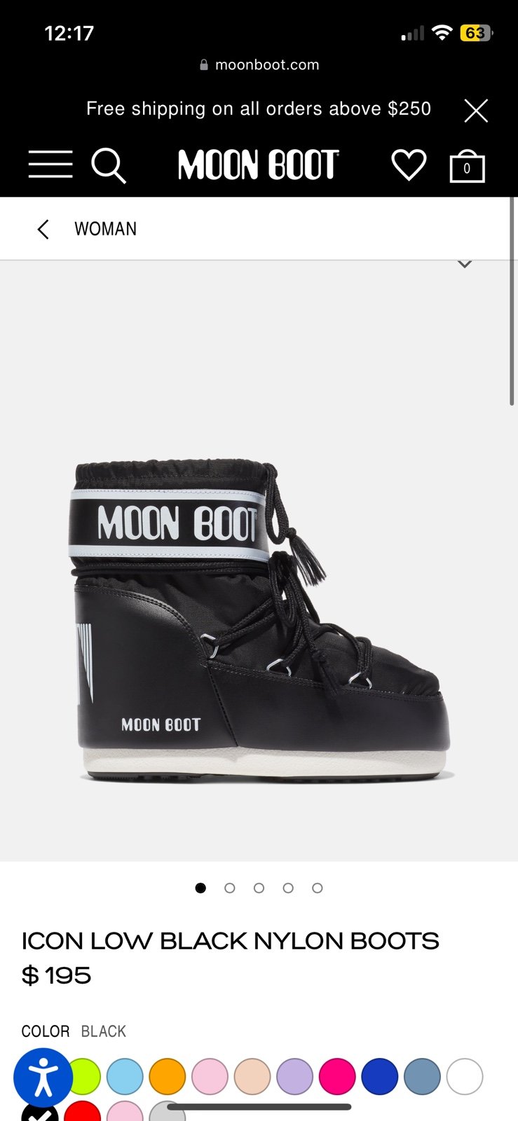 Moon Boots - low/short size 33/35