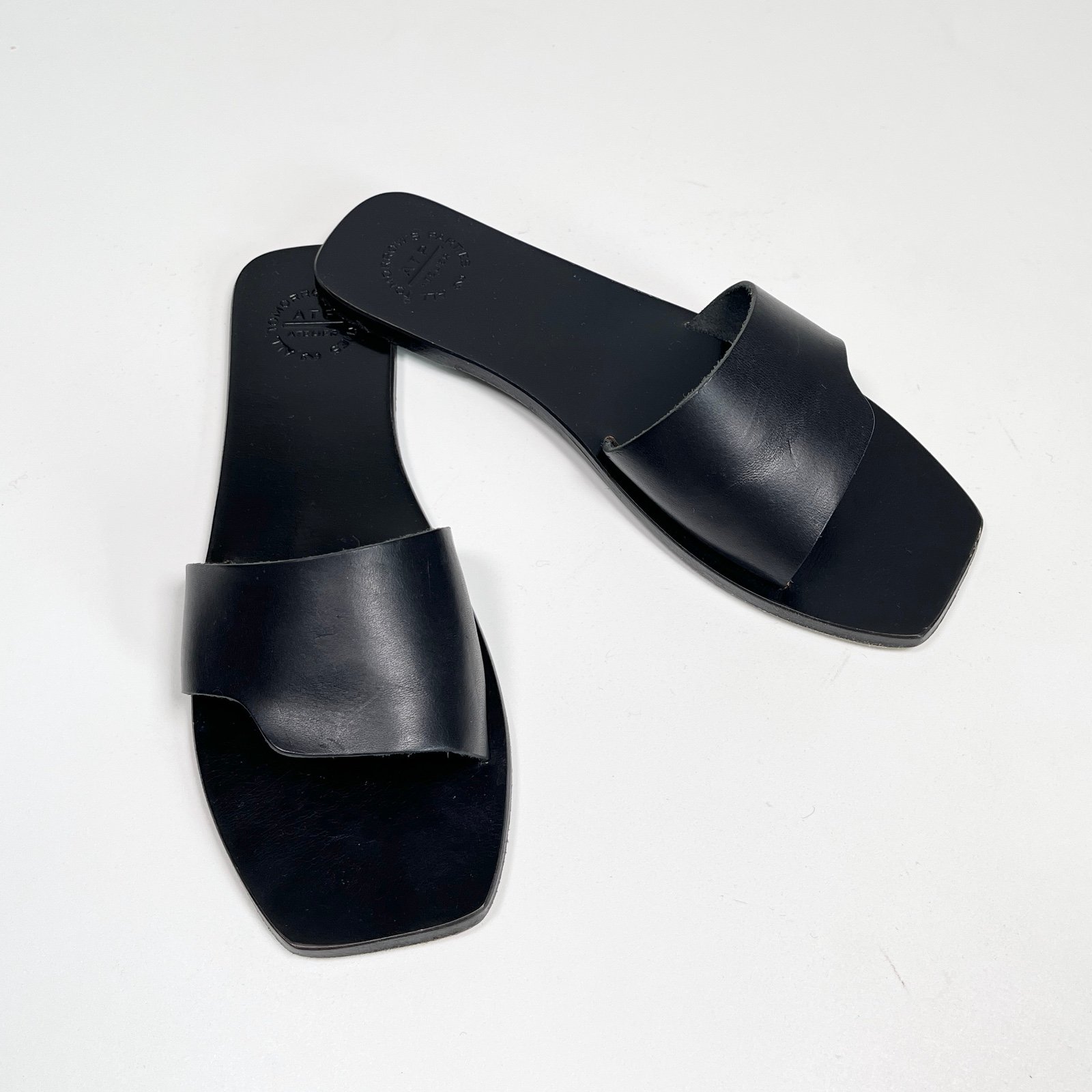 ATP ATELIER leather sandal flats