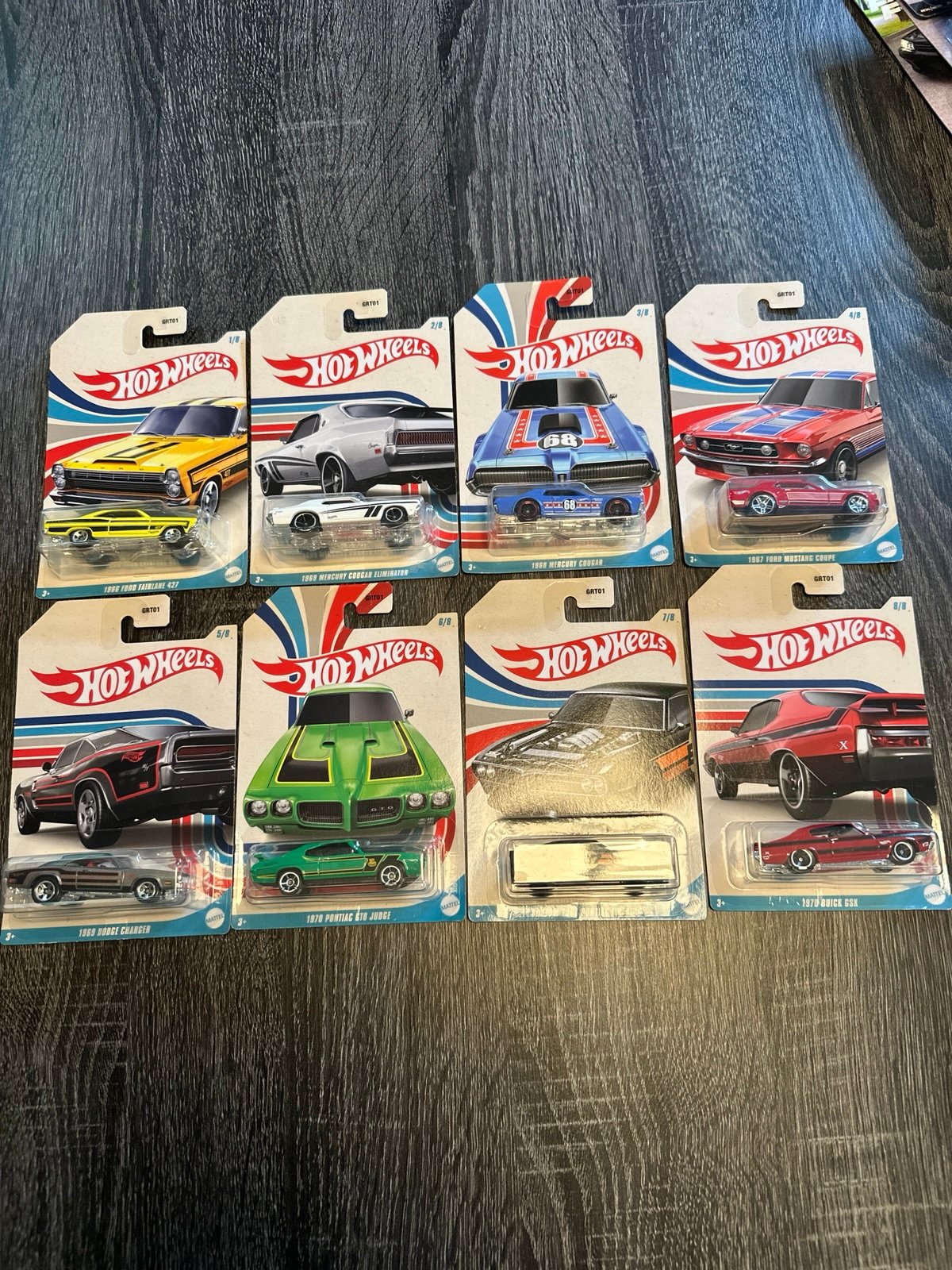 Hot Wheels Muscle Car Lot