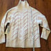 NWT Wilfred Merino Wool Blush Oversized CableKnit Turtleneck Sweater Women Large