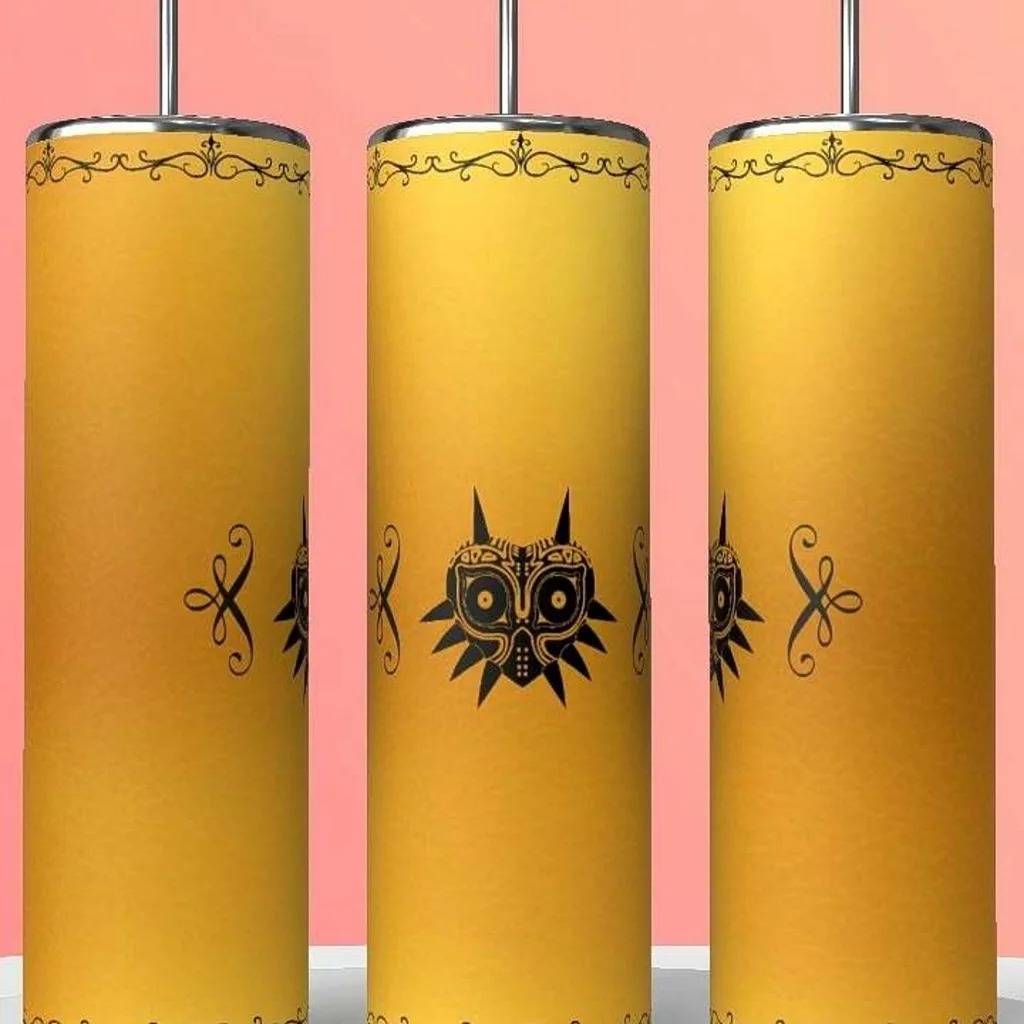 Majora's Mask Link Video game inspired tumbler and Sticker Set