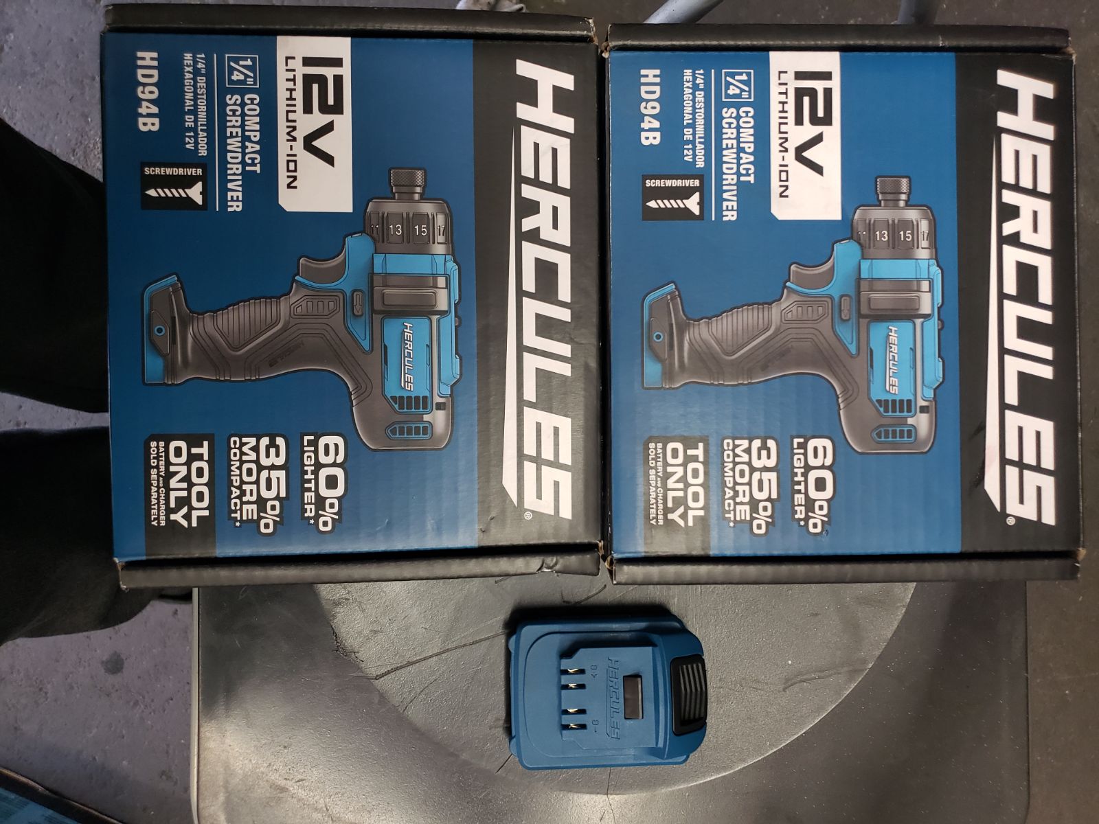 Hercules 1/4 compact screwdriver