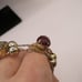 Vintage Gold Tone Slide Victorian Style Charm Bracelet