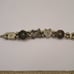 Vintage Gold Tone Slide Victorian Style Charm Bracelet