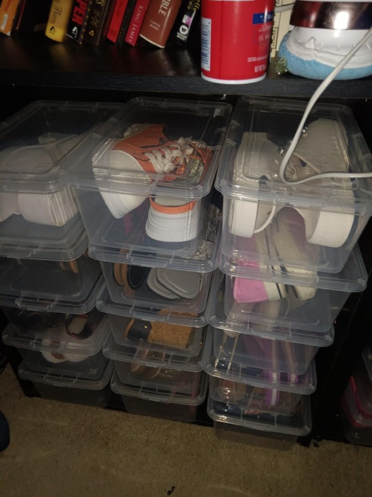 6 Qt Clear Storage Box, BPA-Free Plastic Stackable Bin with Lid, Container