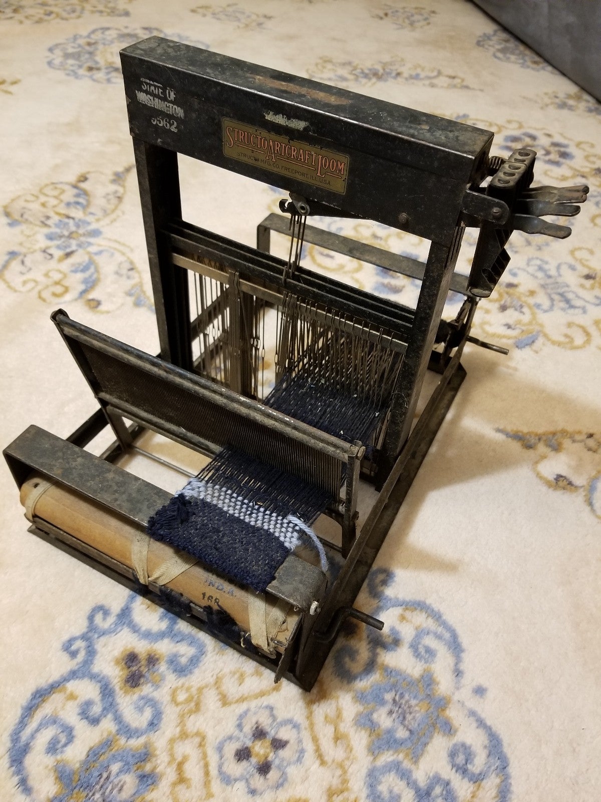 Vintage Antique Structo Artcraft Loom Tabletop Weaving LOOM Rare Nice 15x10x13 NV11410 Vintage Antique Structo Artcraft Loom Tabletop Weaving LOOM Rare Nice 15x10x13 NV11410
