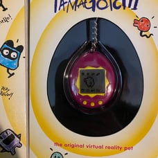 Original vintage Tamagotchi 1997 in box berry yellow